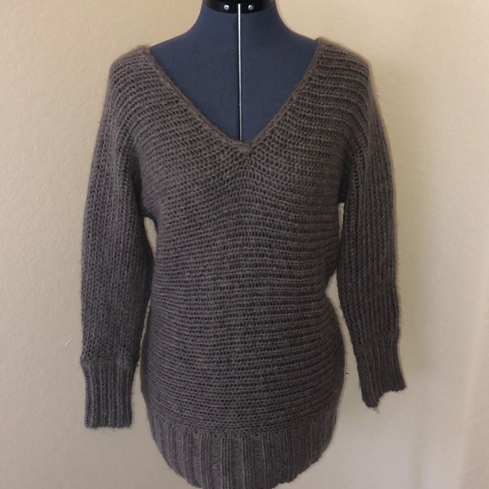 American Eagle deep V neck sweater